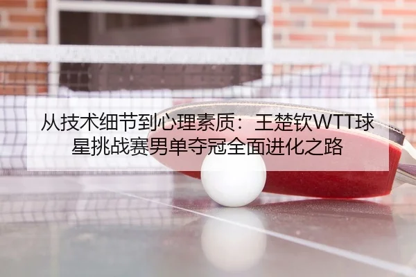 从技术细节到心理素质：王楚钦WTT球星挑战赛男单夺冠全面进化之路